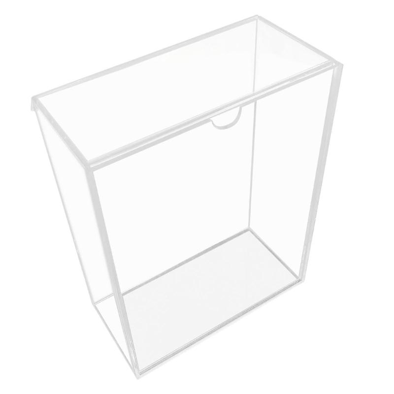 

Modern Transparent Desktop Display Case Storage Box Artistic Design For Stationery Cosmetics Small Items Arrangement 1