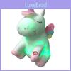 Rainbow Led Light Unicorn Fur Toy Cute Cartoon Girl Children Gifts Birthday