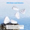 5 Pack Water Leak Detectors for Home, Stechro 4 Levels Adjustable Audio 0-120dB Water Sensor Alarm Leak Detector with Leak and Drip Alert, IP66 Water