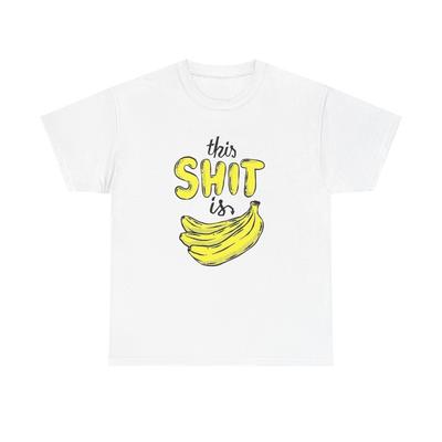 Questa È Banane Maglietta Grafica Unisex Cotone Pesante Maglietta Regalo