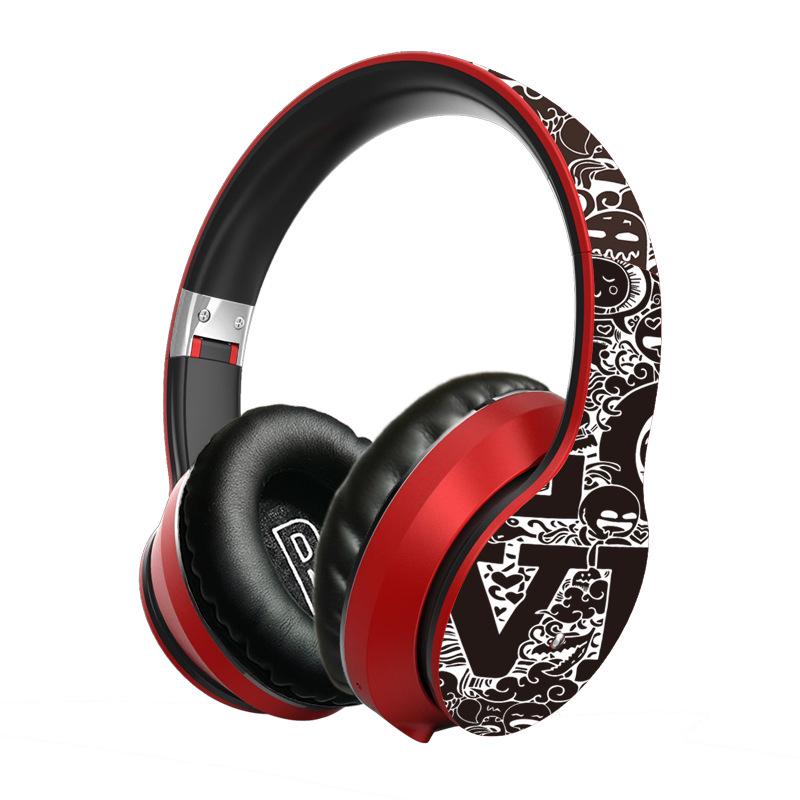 

Creative Graffiti EL-B1 Bluetooth Noise-Cancelling Headband Headphones with Mic, Wireless/Wired, 5.0.