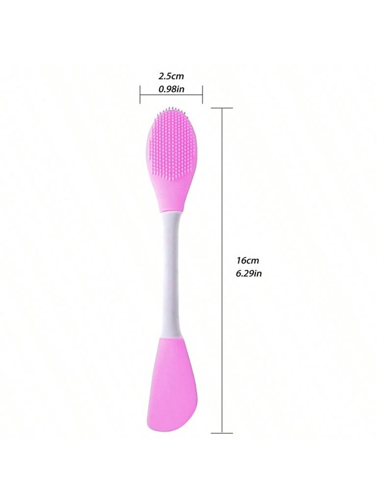 1Pc Double Head Silicone Mask Brush Facial Cleansing Brush Face Wash Massager Brush Mask Mud Scraper Beauty Face Skin Care Tools