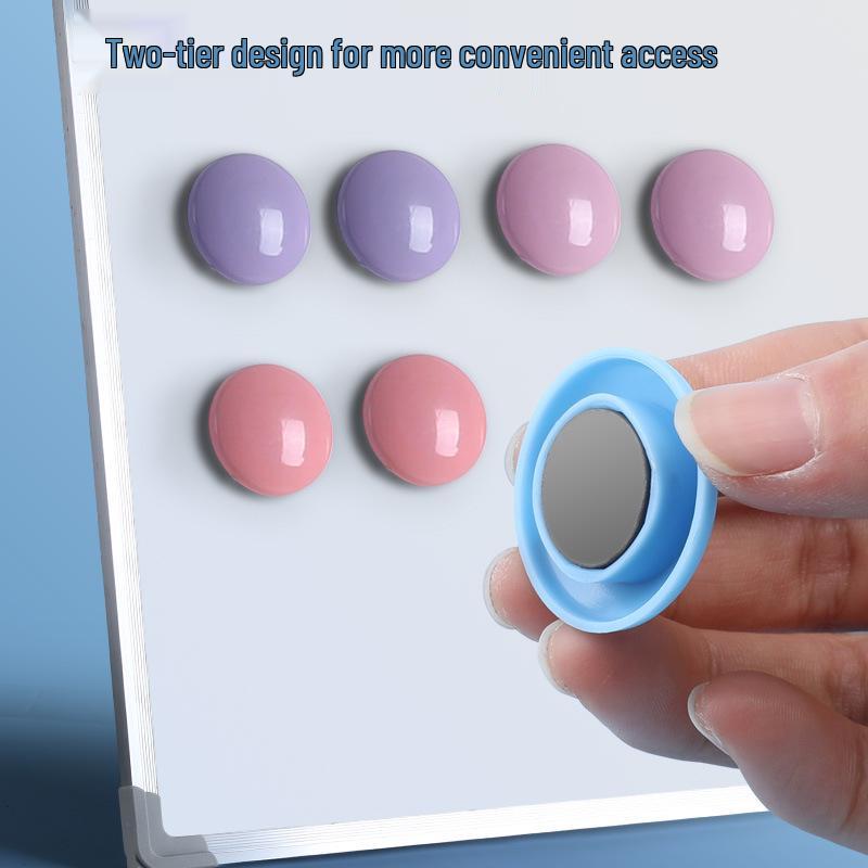 Morandi Colored Magnetic Particle Stickers: Strong Magnet for Blackboard & Whiteboard
