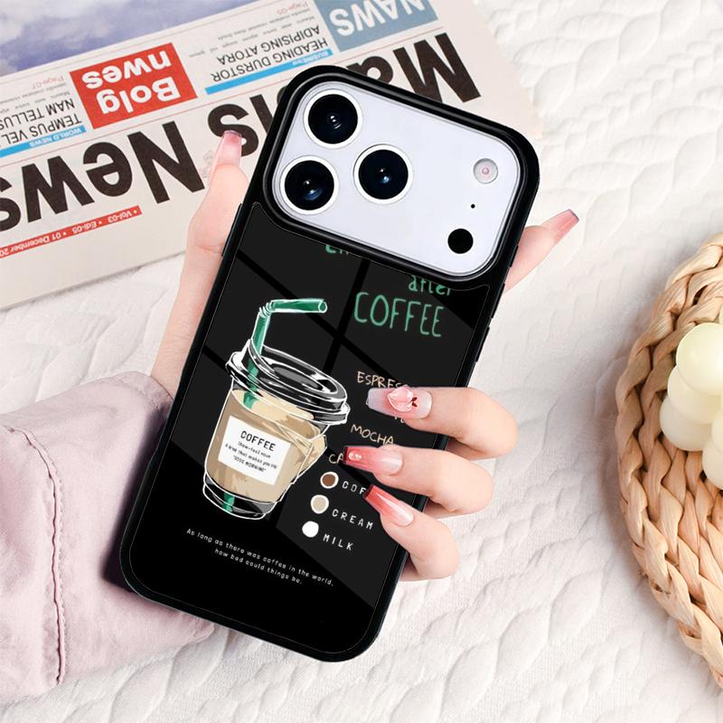 A Cup Of Coffee Phone Case For IPhone 17 16e 15 14 13 12 11 Pro Max Air Mini Soft Protective Cover