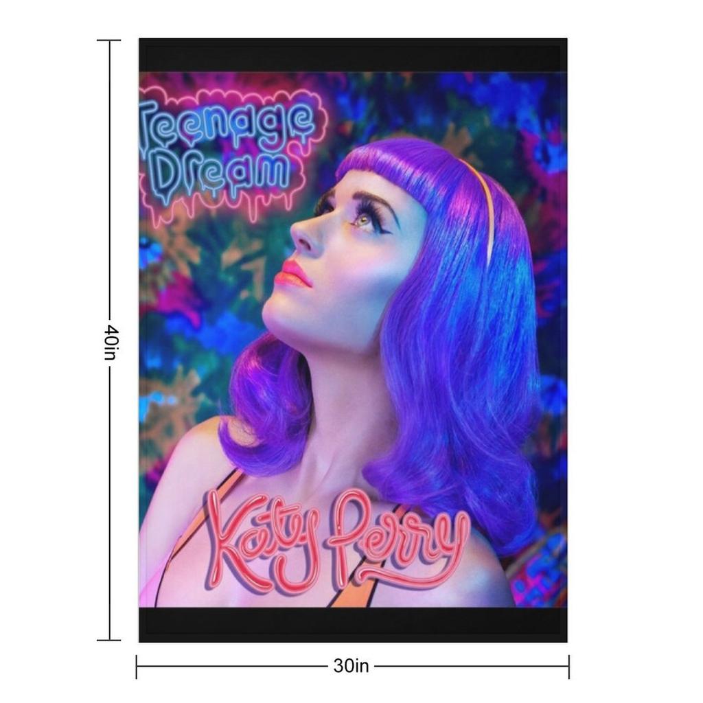 Katy Perry teenage dream 2 Throw Blanket Large For Baby christmas gifts Bed linens Blankets
