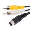1Pc For Sega  2/3 Av Rca Connection Cord Wire For Sega  Ii/Md 1.5M 3Pin Game Audio Video Av Stereo Composite Cable