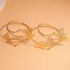 Adjustable Women Arm Bracelet Elegant Armlet Jewelry Trendy Metal Open Cuff Bangle  Summer