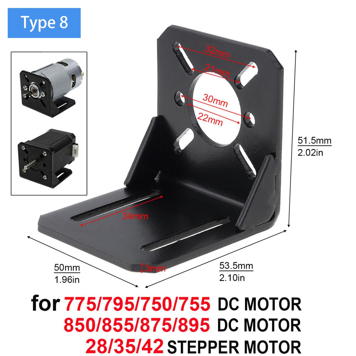 

Кронштейн для крепления двигателя постоянного тока для 370 380 385 390 395 555 550 545 540 750 755 775 795 NEMA17 NEMA23 JGY370 Червячный держатель для двигателя постоянного тока