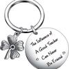 Four Leaf Clover Good Teacher Stainless Steel Keychain Lucky Design Fashion Pendant Practical Graduation Gift