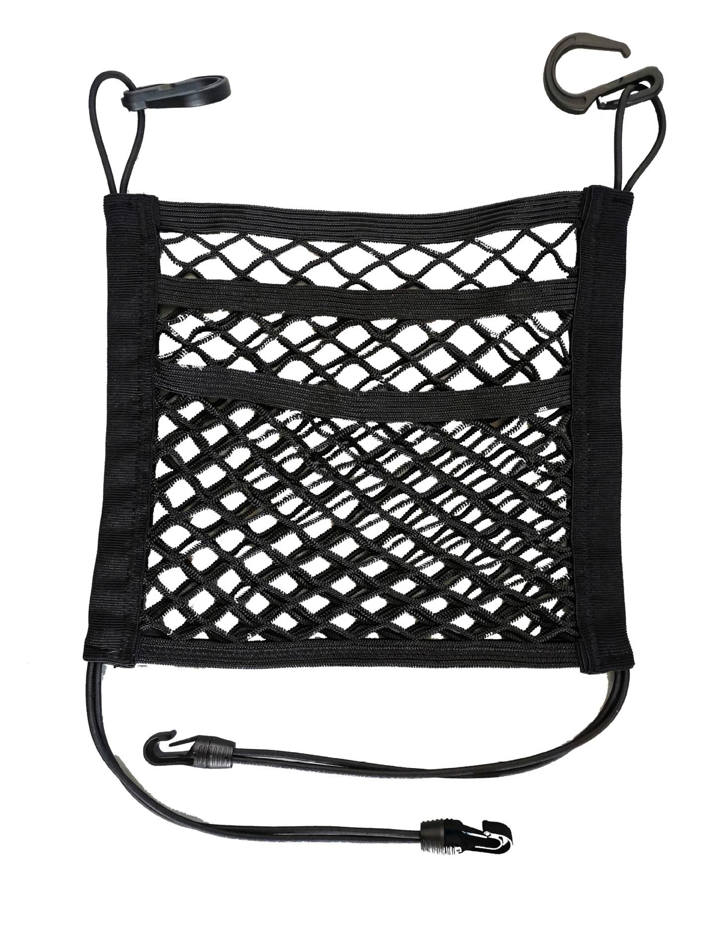 

3-х слойный автомобильный сетчатый органайзер, сетчатый органайзер для хранения автомобильных сидений чёрный