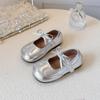 2026 Spring Baby Girls' Princess Low-Cut Leather Walker Shoes