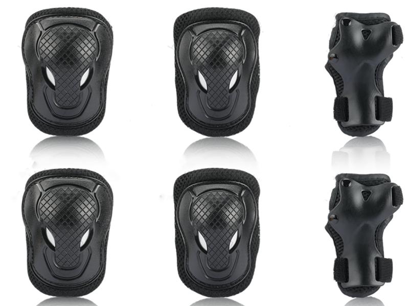 EN14120 Standard Children's Roller Skating Safety Kit Flexible PP Strong Shell Helmet Knee Pads Elbow Pads Protector