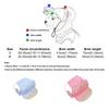 Ice Cream Pattern Dog Fisherman Hat Sun Protection Dog Visor Hat Pet Sun Hat  Dogs Cats
