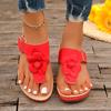 fashion Beach Shoes Slippers Women Summer on A Wedge Flower Slides Big Size Low Fashion Pantofle Rubber Flip Flops Sabot Luxury