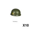 Military Building Block Set Military Supplies Waffen Accessory Soldier Colonel Helmet Gun Rifle M16 Waffen Box Ammunition Brick Toy