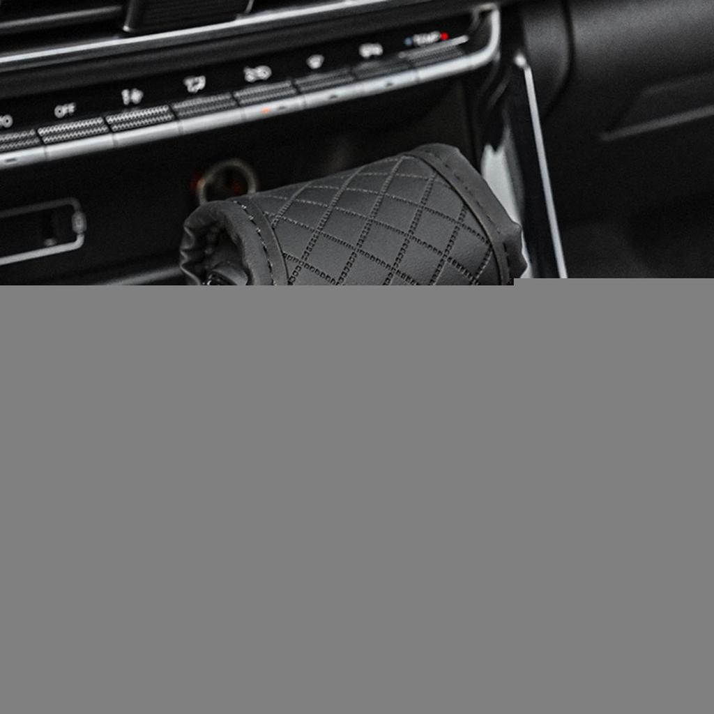 Car Gear Shift Knob Cover Universal Shift Knob Cover Leather Car Gear Shift Cover
