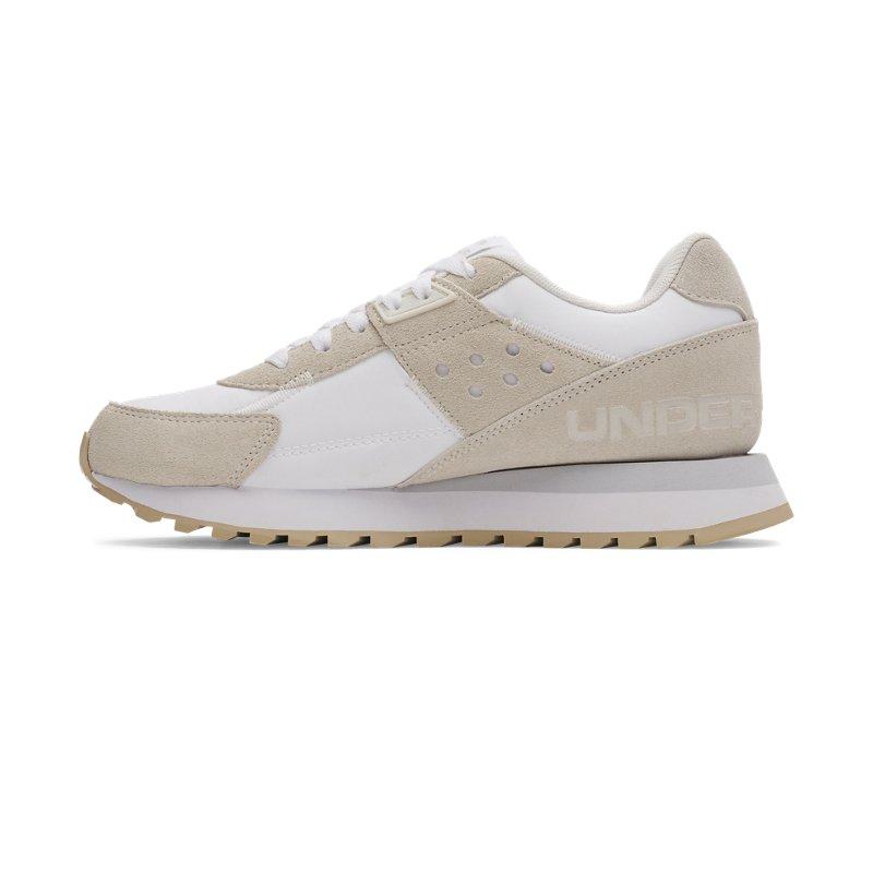 Under Armour Essential Height Increasing Low top Casual Shoes Women's Ivory Sneakers 3028409-108