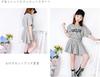 Short Sleeve Culotte Summer Top and Bottom Gray 160 [Rolanko] Children's Clothes, Girls' Setup, T-Shirt, Skirt, Girls' Clothes, Sportswear, Jersey,
