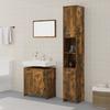 Vidaxl 3-Piece Bathroom Furniture Set, Smoked Oak