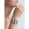 Bracelet - Pearls &amp; Colors - 3-4 mm Rondes - Perle Blanche, Grise &amp; Noire - Argent 925 - Qualité AAA+ - Femme
