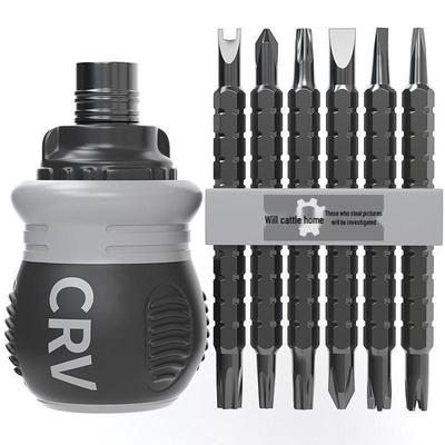 German Dual-Purpose Mini Telescopic Ratchet Screwdriver - Double-Head Phillips & Slotted