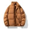 Men's Winter Stand Collar Down Jacket - 90% Down, Thickened, Warm, Trendy Design for Couples