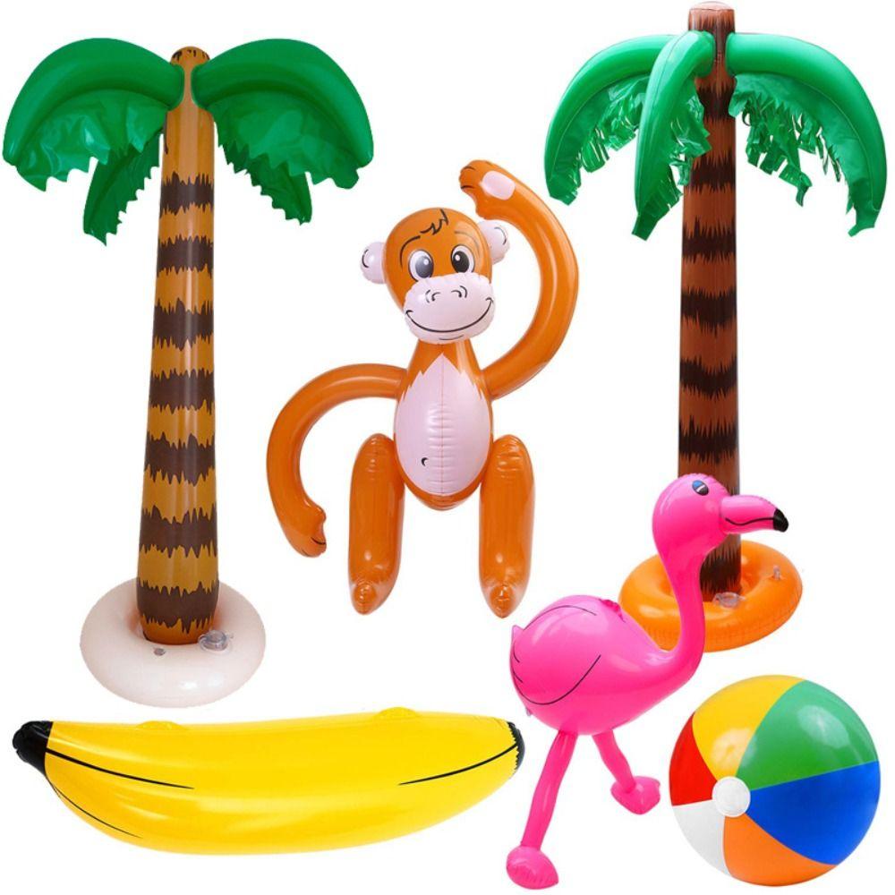 Balloon Inflatable Monkey Balloon Swimming Pool Toys Inflatable Tropical Palm Tree Float Water Toys