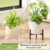 Floor-standing Flowerpot Bracket Metal Planter Shelf Stable Potted Holder Garden Display