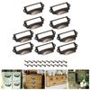 Label Pull Handle Frame Holder Iron Jewelry Box Retro
