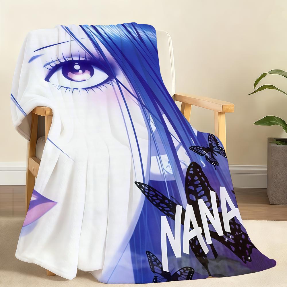 Japanese Classic Anime N NANA Cartoon Blanket For Soft Throw Blanket for Picnic Bed Sofa Home Bedroom Cozy Warm Comfortable
