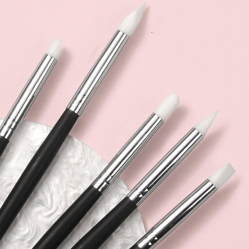 Handle Manicure Accessories DIY Silicone Nail Brush Painting Brushes Carving Pen Kit Sculpture Pen