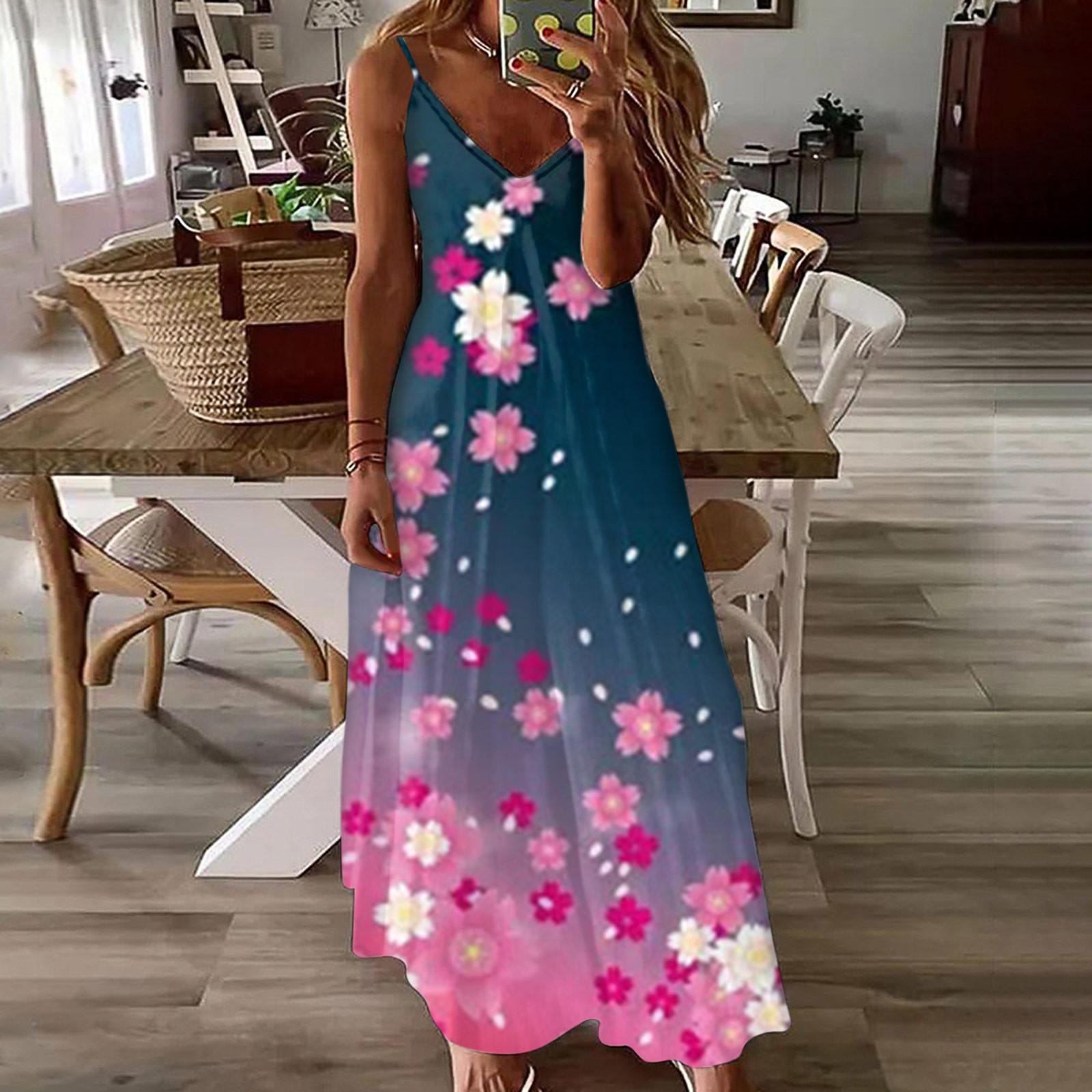 

Женское модное повседневное тонкое платье без рукавов с принтом и пуловером XXXXXL