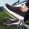 Women's Black Sport Shoes Men Casual Lightweight Slip On Walking Socks Shoes Couple Jogging Sneakers Plus Size