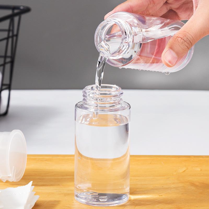 100/150/180/ML Nail Polish Refillable Press Pump Empty Bottles Clear Clean Pressure Remover Bottle Liquid Container Makeup Tool