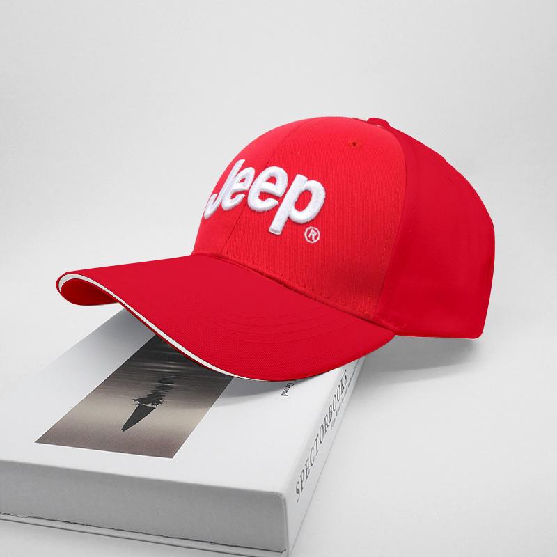 Car Baseball Cap Outdoor Adjustable Casual Hats Sunscreen Hat FOR Jeep Wrangler Grand Cherokee Compass Renegade Liberty Patriot AMY1