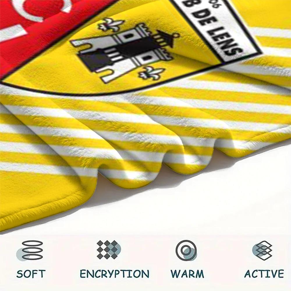 1Pc RC Lens Print Flannel Blanket High Quality Warm Comfortable Cover for All Seasons Perfect for Gifts Home Decor