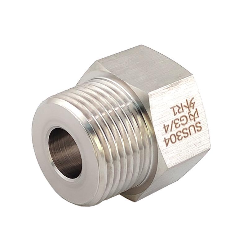 

Female G3/4 BSP PF to Male R1 BSPT Stainless Steel Adapter Reducer