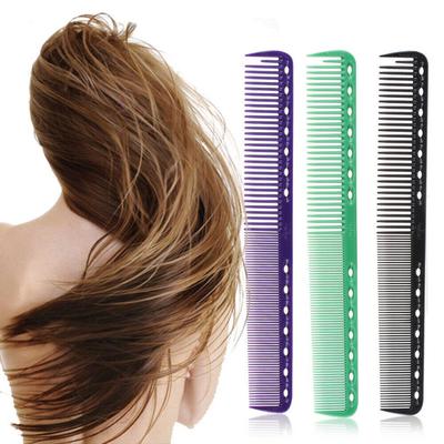 M&B House Salon Flat Top Hair Cutting Comb Resin Anti-static Hairdressing Thin Brush Tool
