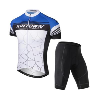 Summer Short Sleeve Riding Bicycle Cycling Clothing Set Men Sport Jerseys Suits Bicycle Clothes Suit Race Bicycle Wear Tights