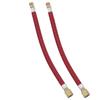 2pcs Bike Pump Extension Hose Increasing 16.6cm 6.5in Length Nylon Copper Materials Double Valve Design Inflator Tube