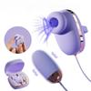 Clit Clitoral Stimulation 2 In 1 Sucking Vibrating Egg Adult Silicone Sex Toy G Spot Dildo Sucking Vibrator for Women