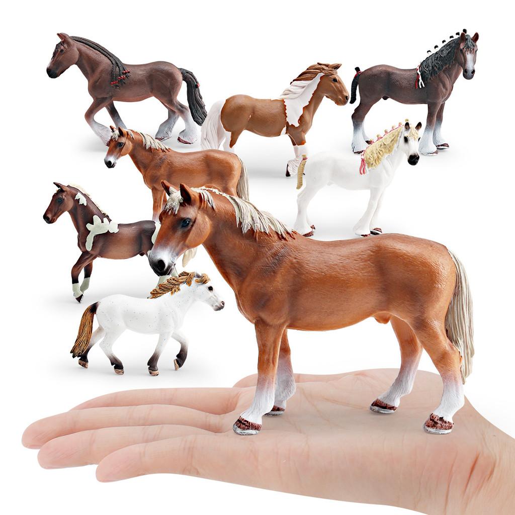Modèle de Cheval Réaliste en PVC pour Enfants pour le Développement Cognitif et le Jeu Éducatif