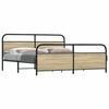 VidaXL Metal Bed Frames Without Mattress Sonoma Oak 180x200 Cm, Bedroom Furniture, Double Bed, Bed Base, Bed, 3318652