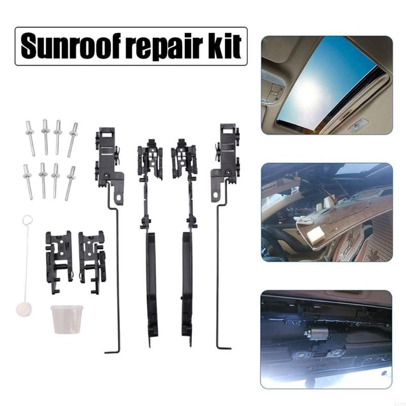 2025 New Permanent Metal Sunroof Track Repair Set Consistent 16 Different Vehicle Varieties