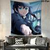 Demon Slayer Wall Tapestry Aesthetic Wall Hanging Printed Fabric Blanket Decorative Tapestries for Bedroom Living Room Home Decor