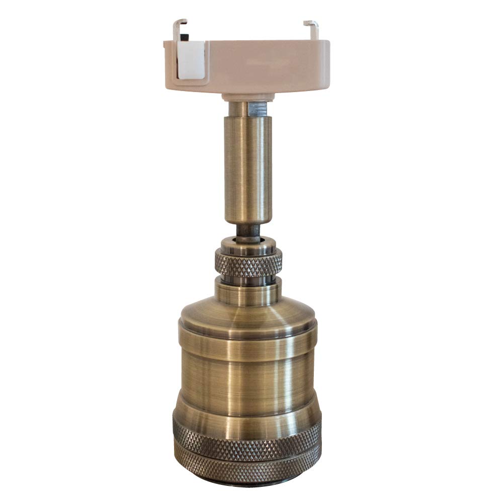 

Ampoule Ressio Ratio 1C Ceiling Light, Single E26 Bulb Sold Separately, Antique Gold, Retro Vintage Cafe Style