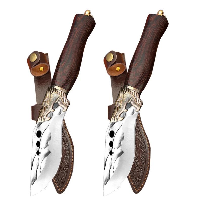 Kitchen Knives Butcher Boning Knife Stainless Steel Meat Vegetable Knife Household Meat Cleaver Multi-Purpose Forged Knife