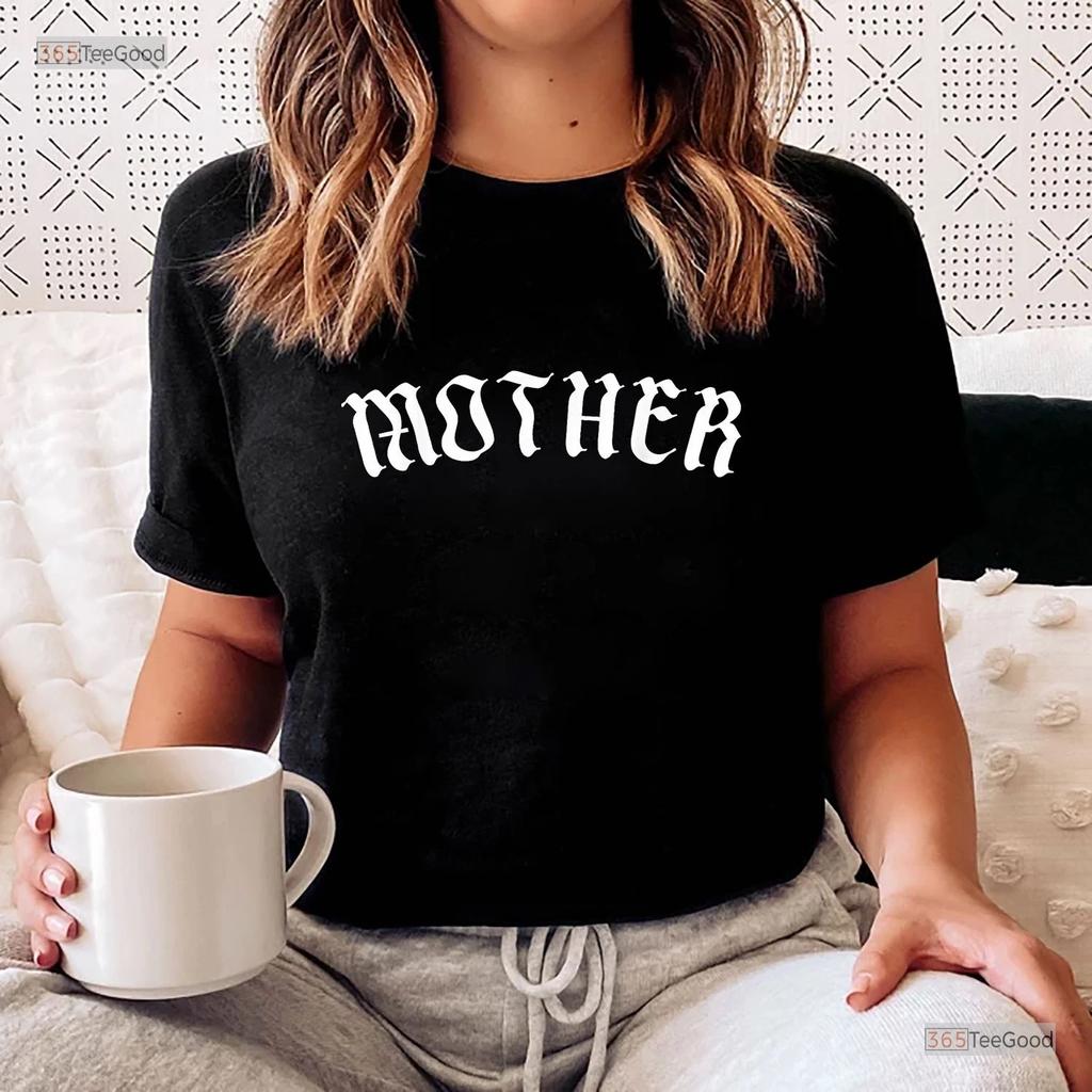 Vintage Gothic Mother Shirt, Spooky Mom T-shirt Alternative Mothers Day Tee