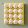 Small Decorative Magnets 3D Egg Holder Refrigerator Magnet, Farmhouse Rustic Tray Vintage Fridge Decor Magnet for Whiteboard Locker Door