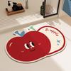Cartoon Cute Anti-Slip Bathroom Floor Mat - Absorbent Foot Pad for Shower & Toilet